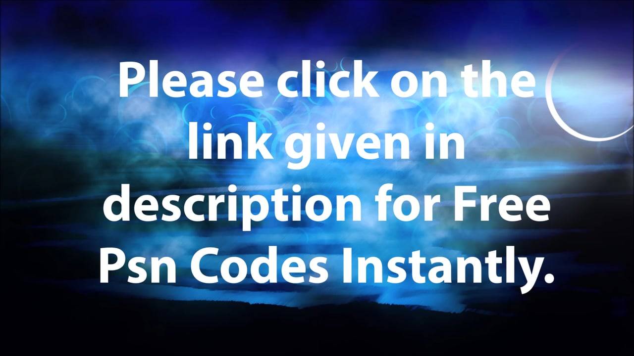 Free psn codes no surveys or downloads